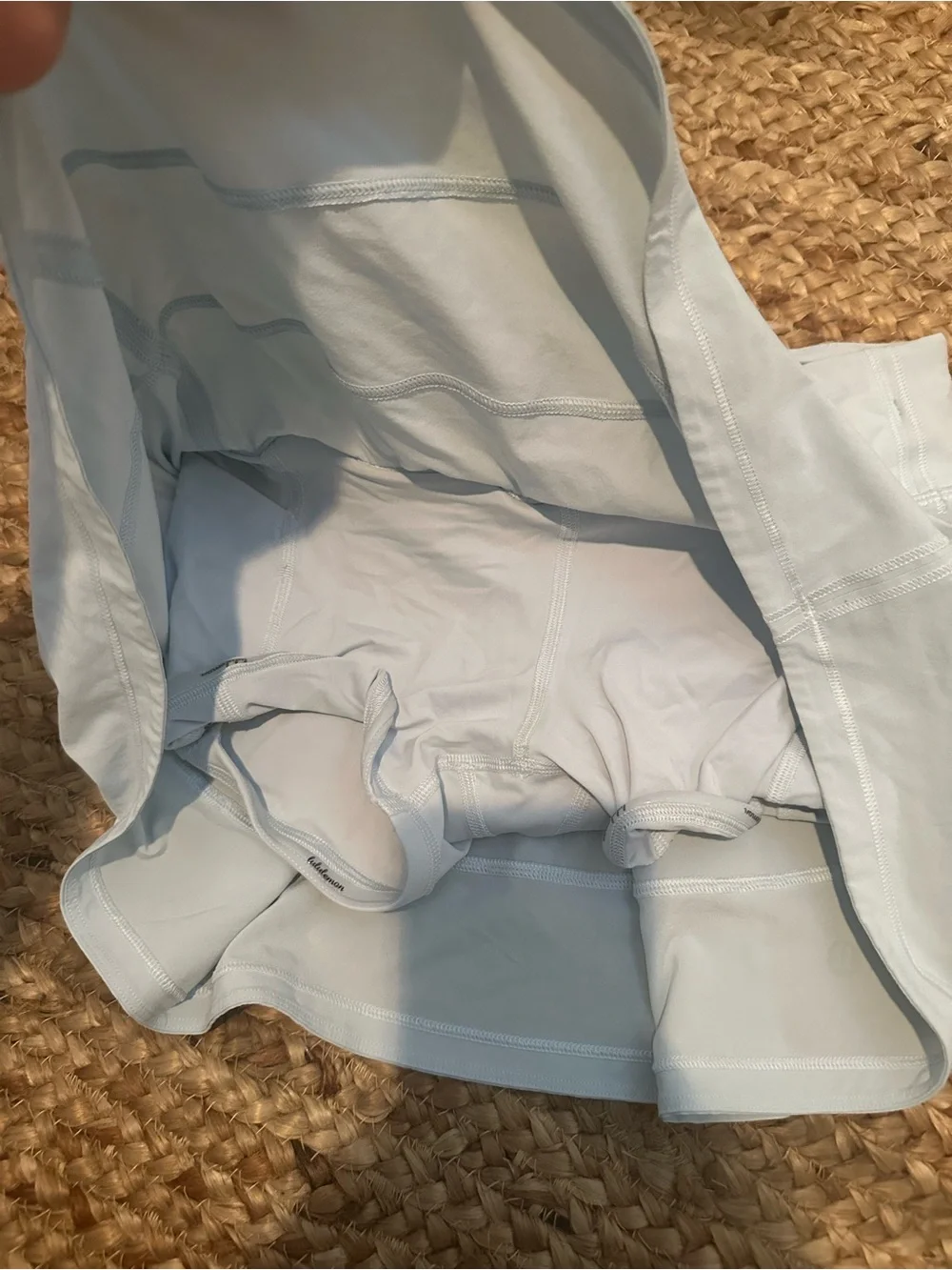 LULULEMON PACE RIVAL POWDER BLUE SKIRT - Picture 3 of 5